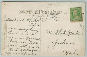 Syracuse New York~Carnegie Library~c1910 Postcard