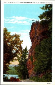 Vintage Virginia Postcard - Blue Ridge Mountains
