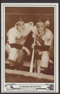 Lou Boudreau,Joe Gordon Postcard