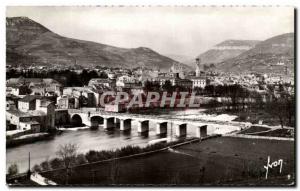 Modern Postcard Millau Tarn Lerouge the Bridge and the City