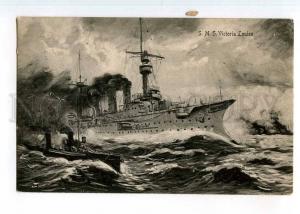247935 GERMAN Protected cruiser Victoria Louise1908 year RPPC
