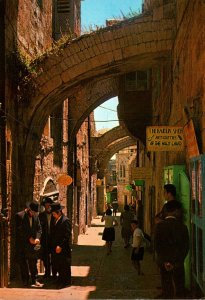 Israel Jerusalem A Lane In The Old City