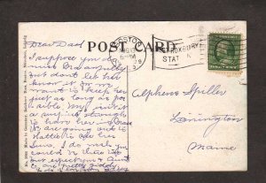 MA  Franklin Park Arch Boston Massachusetts Vintage  Postcard Mass