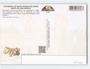 Postcard Cathedral Of Saint Francis De Assisi, Santa Fe, New Mexico