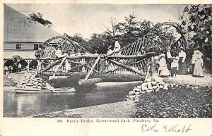 Rustic Bridge Kennywood Park - Pittsburgh, Pennsylvania PA  