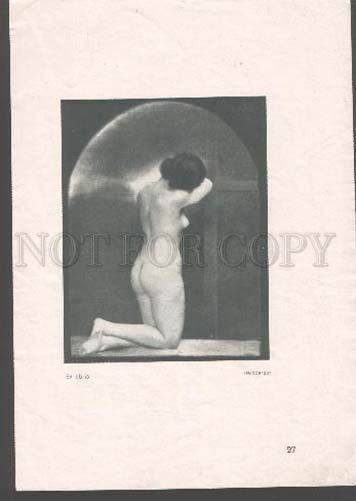 104288 NUDE RISQUE Belle GIRL Vintage PHOTO Print ART NOUVEAU