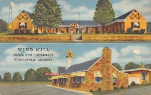 Nicholasville Kentucky Wind Mill Motel & Restaurant,Multi-View Linen PC U7130