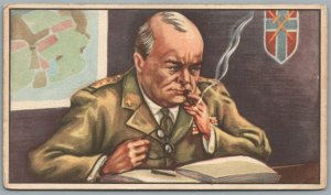 WWII ERA ADVERTISING TOFFEE GREPIN ANTIQUE POSTCARD w/ CHURCHILL