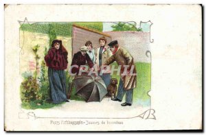 Old Postcard Paris Picturesque Players monte