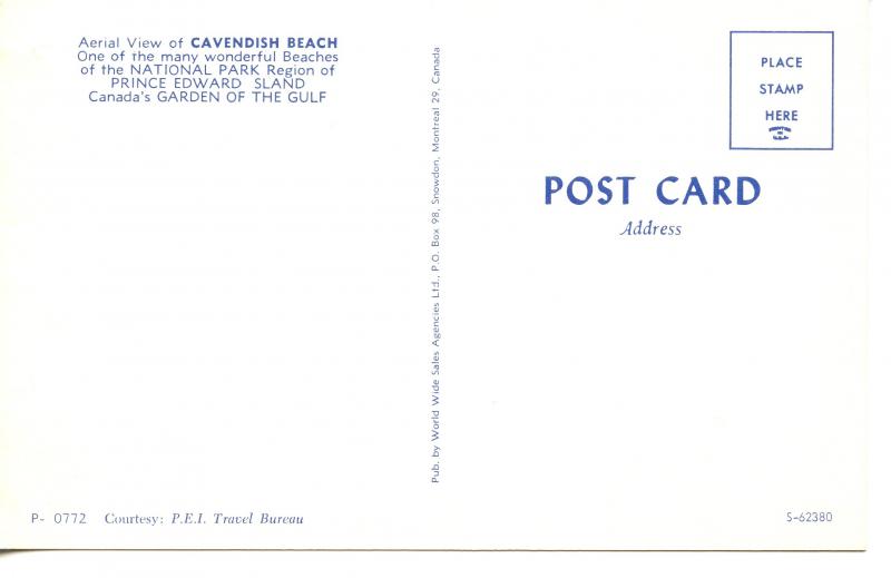 CANADA   PC417    CAVENDISH BEACH