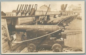 COMMODORE PERRYS FLAGSHIP NIAGARA ANTIQUE REAL PHOTO POSTCARD RPPC