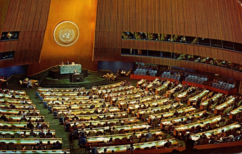 New York City United Nations General Assembly Hall 1962