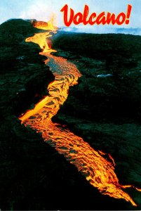 Hawaii Volcanoes national Park Aerial View Of Kilauea Volcano 3 January 1983