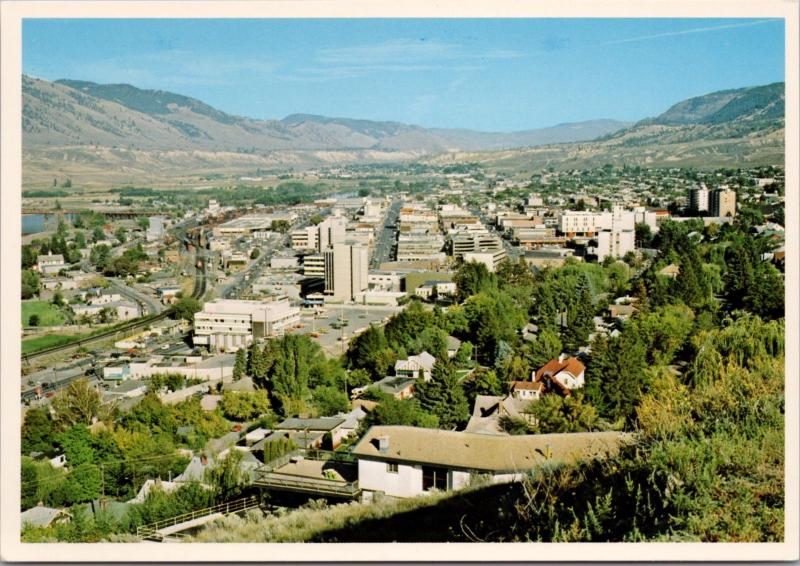 Kamloops BC British Columbia West End View Vintage Postcard D36
