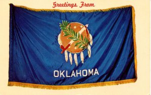 OK - Greetings from Oklahoma!  (State Flag)