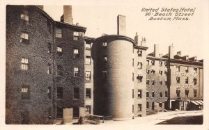 Boston Massachusetts United State Hotel Real Photo Vintage Postcard AA68406