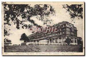 Old Postcard Deauville La Plage Fleurie New Golf Hotel