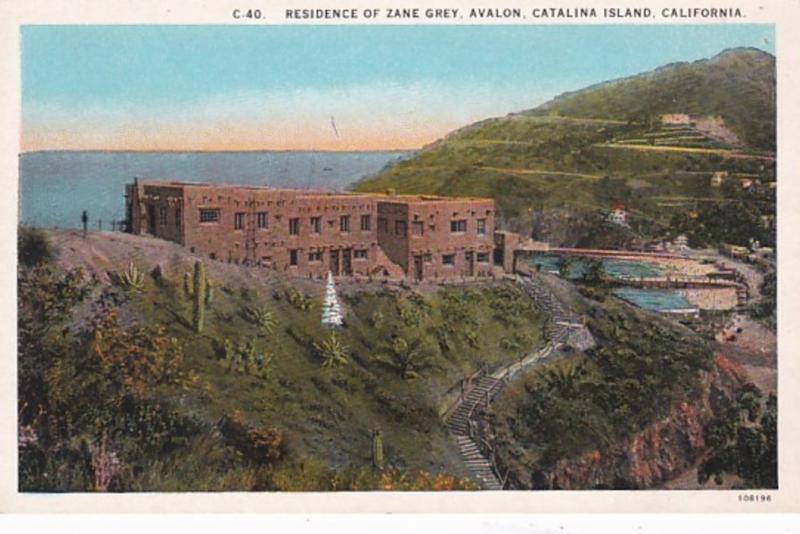 California Catalina Island Avalon Residence Of Zane Grey