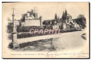 Old Postcard Chateau d'Anet External view