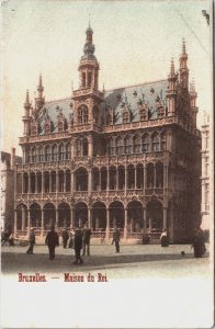 Belgium Bruxelles Maison du Roi Brussels Vintage Postcard C057
