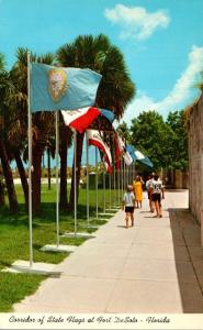 Florida Fort De Soto Corridor Of State Flags