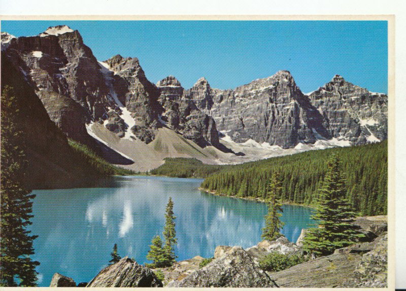 Canada Postcard - Moraine Lake - Banff National Park - Alberta - Ref 19005A