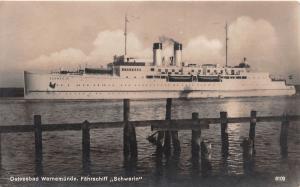 B33138 Ostseebad Warnemunde Fahrschiff Schwerin ship bateaux