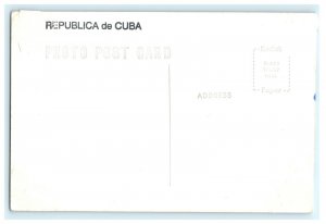 Parque San Diego DE Los Banos Cuba Real Photo RPPC Postcard (Q25)