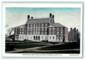 c1920s John Phillips Hall, Phillips Exeter Academy Exeter NH Postcard