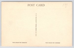 Lancaster New Hampshire~Morse Lodge~1940s B&W Postcard