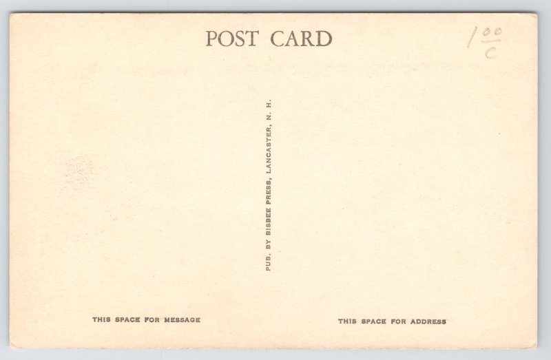 Lancaster New Hampshire~Morse Lodge~1940s B&W Postcard