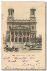 Old Postcard Paris Church of Saint Vincent de Paul