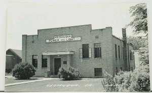 Keosauqua Iowa Power and Light RPPC Real Photo Postcard J1