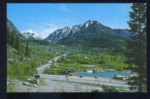 OURAY COLORADO RADIUM SPRINGS SWIMMING POOL VINTAGE POSTCARD COL.