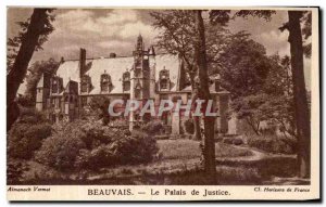 Old Postcard Beauvais The Courthouse