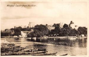 BR65688 windsor castle from the river real photo  uk