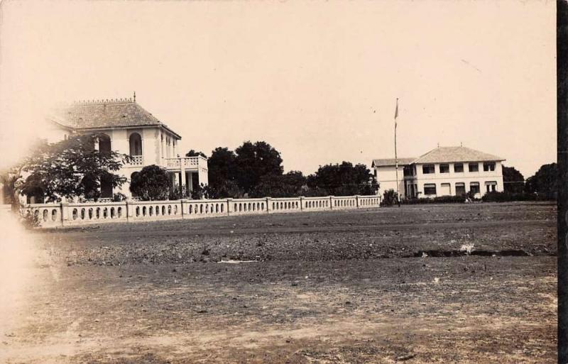 Soudan Africa Commanders Residence Real Photo Antique Postcard J42889