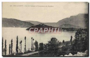 Old Postcard Aix les Bains and Lake Bourget Promontory Chatillon