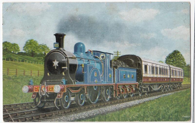 Rail; Scottish Region Preserved Caledonian 4-2-2 No 123 PPC Ian Allan, 1963 PMK