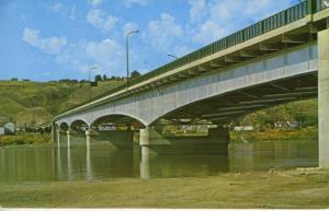 Kamloops Bridge, Thompson River Rivers, BC British Columbia Canada Postcard