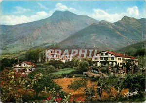 Postcard Modern Houses Basques at the foot of the Rhune