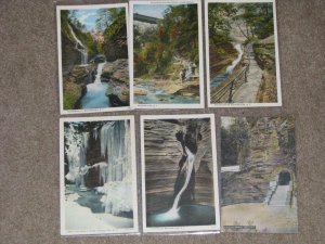 WATKINS GLEN-6 UNUSED VINTAGE CARDS