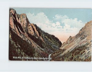 Postcard Dixville Notch from Profile Cliff, White Mts., New Hampshire