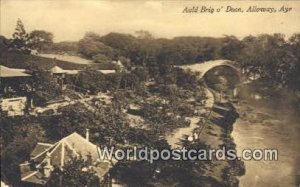 Auld Brig o'Doon Alloway, Ayr Scotland, Escocia Unused 