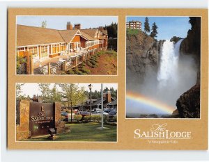Postcard The Salish Lodge at Snoqualmie Falls Washington USA