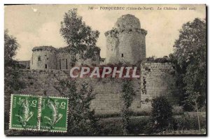 Old Postcard Tonquedec Le Chateau