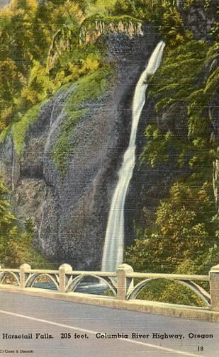 OR - Horsetail Falls. Columbia River Highway