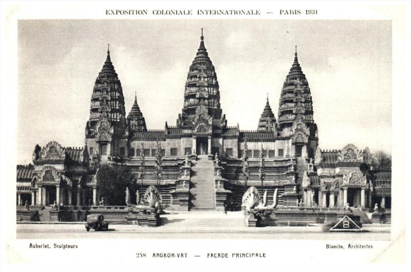 21731   Paris  1931  Exposition Coloniale Int. -Ingkor-Vat  Facade Principale