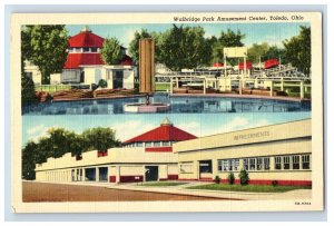 Vintage Walbridge Park Amusement Center, Toledo Ohio. Postcard F144E