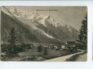 3132891 FRANCE CHAMONIX et le Mont Blance Vintage postcard